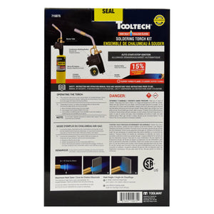 Tooltech 715075 HAZ High Heat Soldering Torch Kit Mapp Pro Gas 14.1oz - Mississauga Hardware Centre Inc