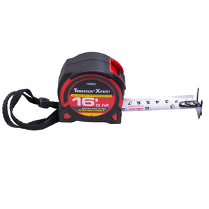 Tooltech Stainless steel Tape Measure 16ft (5m) x 1in Metric/Imperial Double Sided - Mississauga Hardware Centre Inc