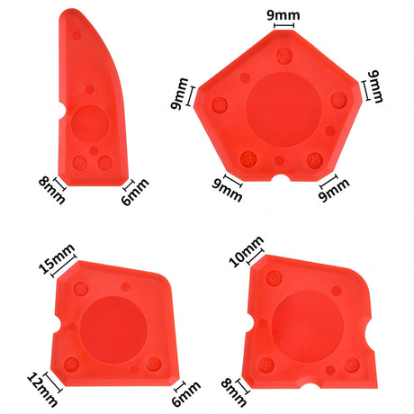 Tooltech Xpert 160019 4PC Caulk & Grout Finishing Tools Kit - Mississauga Hardware Centre Inc