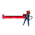 Tooltech Xpert 160027 Pro Rotating High Density Cradle - Style Caulking Gun with Auto Flow Stop 13in Red - Mississauga Hardware Centre Inc