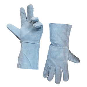 Toolway 105536 Leather Welders Gloves Gray Long Cuff - Mississauga Hardware Centre Inc