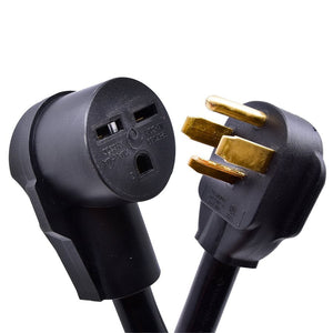 Toolway 140058 Indoor Cord Adp. Dryer 14 - 30P Male Right Angle to Heater 6 - 30R Female - Mississauga Hardware Centre Inc