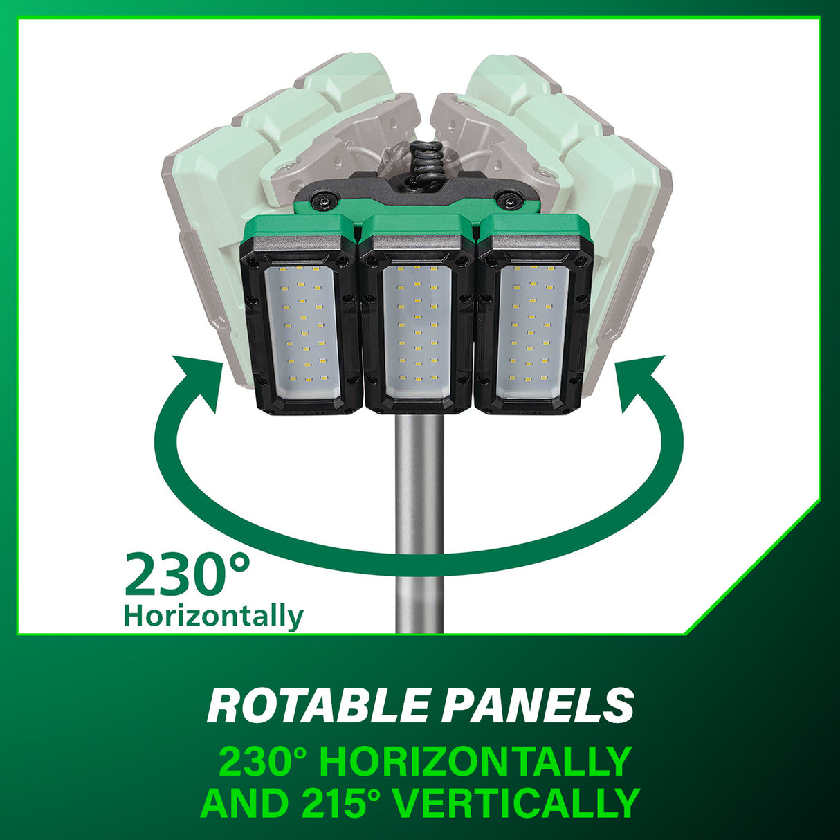 metabo HPT UB18DGQ4M 18V MultiVolt™ Cordless 4,000 Lumen LED Tripod Site Light (Tool Body Only)