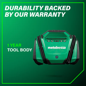 metabo HPT UP18DAQ4M 18V MultiVolt™ Cordless Dual Function Inflator (Tool Body Only)