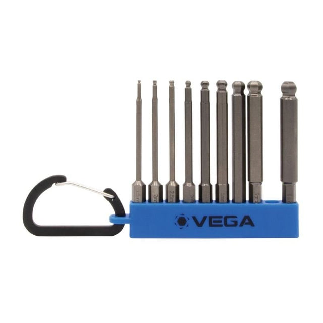 VEGA 10pc Hex Ball Caribiner Set - 3in - Mississauga Hardware Centre Inc