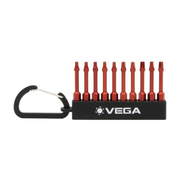 VEGA 150R2A10R Color - Coded Square 2 x 2" Carabiner Set - 10pc - Mississauga Hardware Centre IncVega150R2A10R