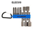 VEGA ELECS10 10PC ELECTRICIAN CARIBINER SET - Mississauga Hardware Centre Inc