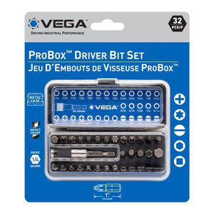 VEGA V32 - 1P 32pc ProBox Driver Bit Set - Mississauga Hardware Centre IncVegaV32-1P