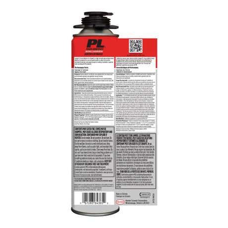 LePage 598g Gun Grade PL Drywall Foam Adhesive