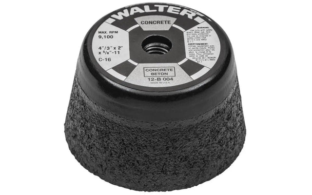 WALTER 12B004 4" Concrete Cup Stone - Mississauga Hardware Centre Inc
