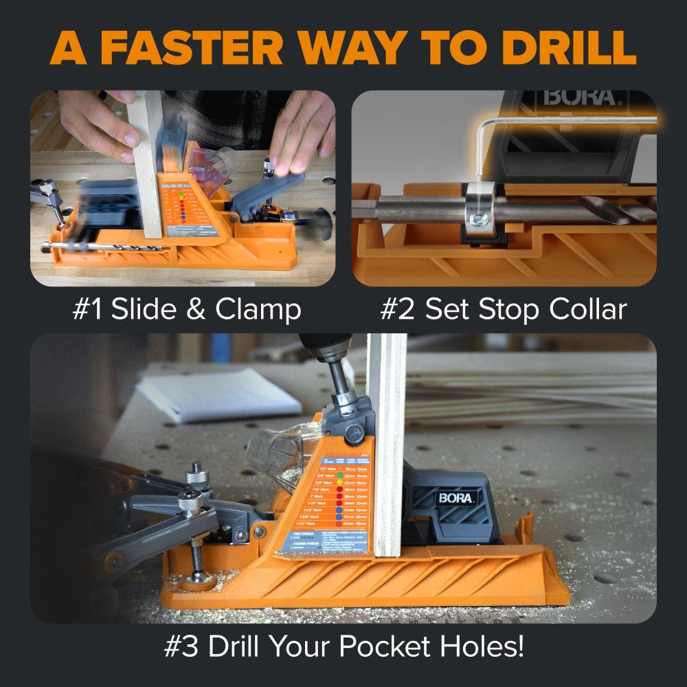 BORA BR-A170201 Automatic Pocket Hole Jig