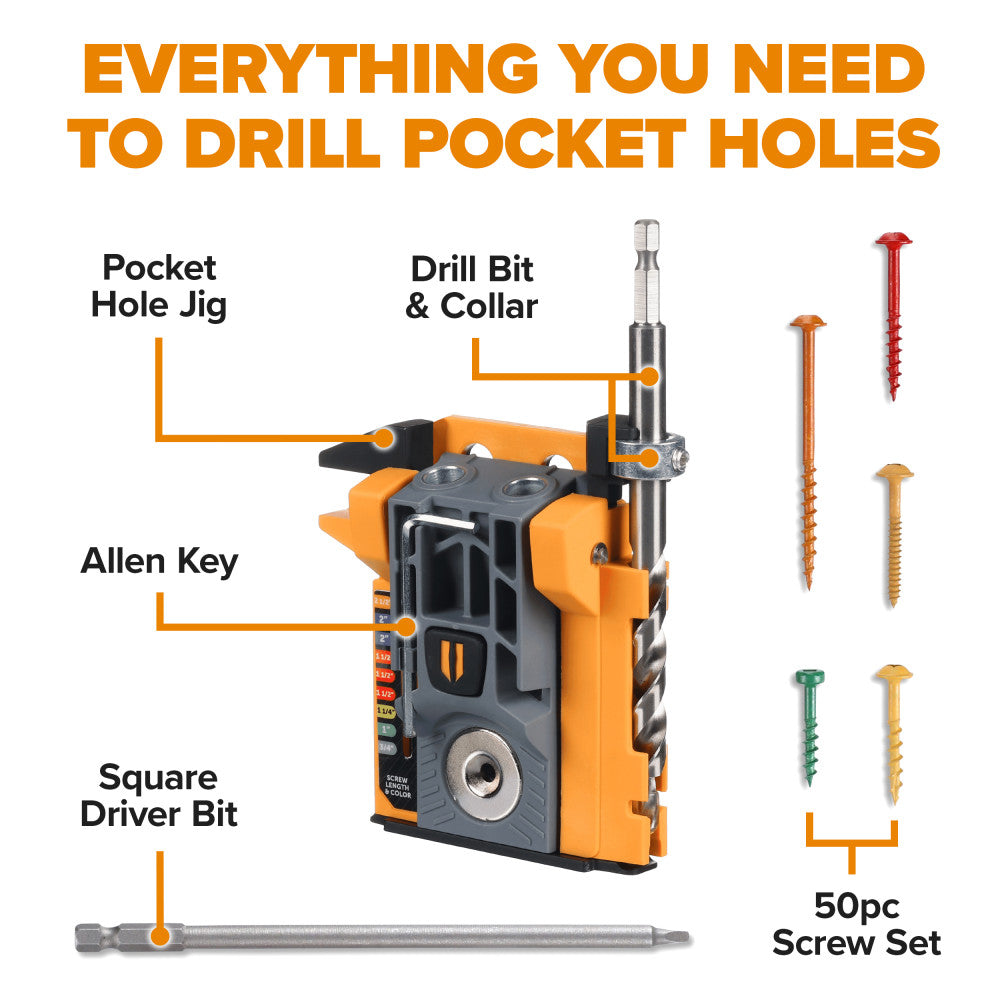 BORA BR-A170301 Automatic Mini Pocket Hole Jig Set