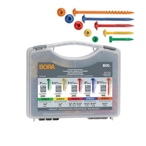 BORA BR-A180203 800-Piece Coarse Pocket Hole Screws