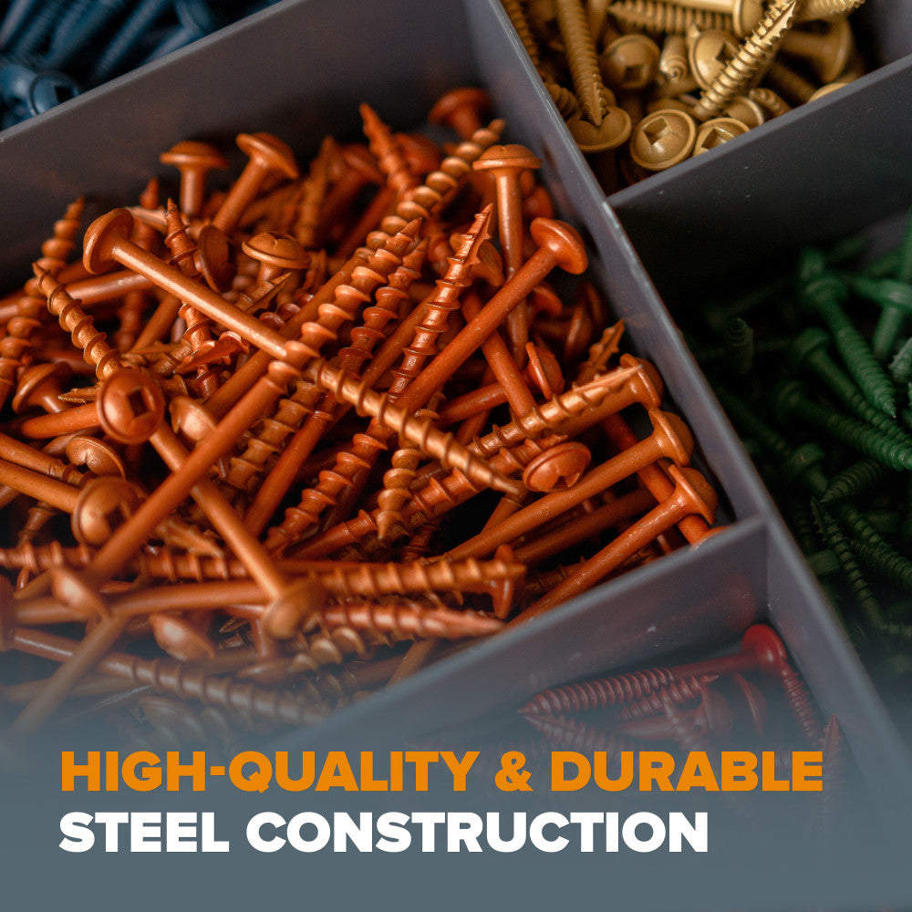 BORA BR-A180203 800-Piece Coarse Pocket Hole Screws