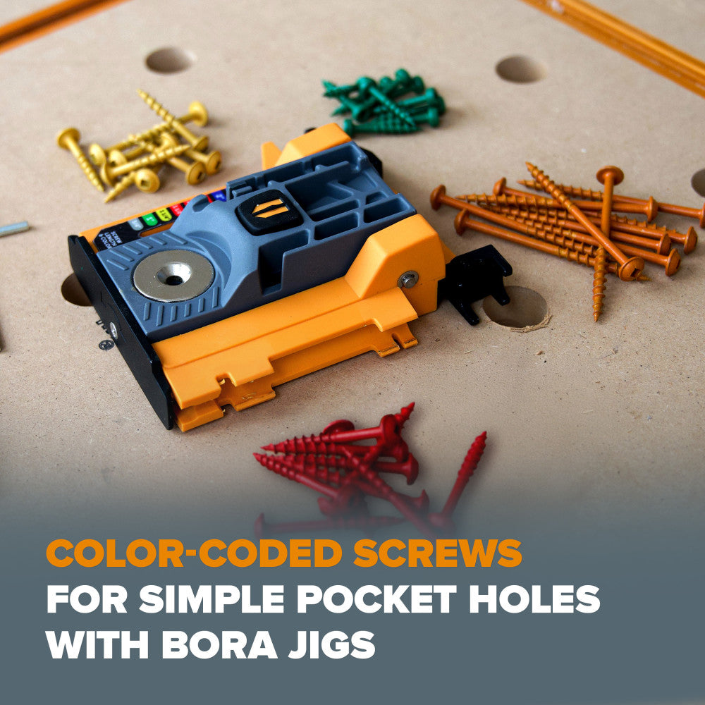 BORA BR-A180203 800-Piece Coarse Pocket Hole Screws