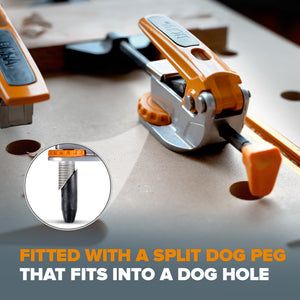 BORA BR-G090102 Auto-Adjust In-Line Dog Clamp