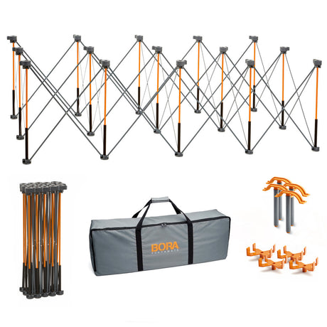 Expandable work table Bora