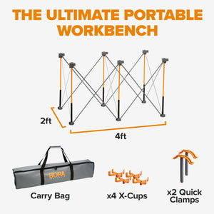 BORA CK6S Bora Centipede CK6S Workstand 2ft x 4ft x 30in
