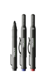 Three Tracer  markers on a white background