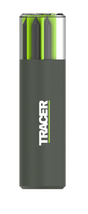 Green and silver pen with 'Tracer' branding on a white background