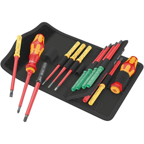 Wera 05006611001 Kraftform Kompakt VDE 17 Universal 1 Tool finder, 17 pieces - Mississauga Hardware Centre Inc