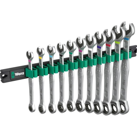 Wera 05020014001 9630 Magnetic rail 6000 Joker 1 Ratcheting combination wrenches set, 11 pieces - Mississauga Hardware Centre Inc