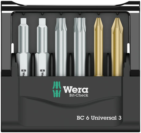 WERA 05136380001 Bit - Check 6 Universal 3, 6 pieces - Mississauga Hardware Centre Inc