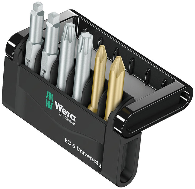 WERA 05136380001 Bit - Check 6 Universal 3, 6 pieces - Mississauga Hardware Centre Inc