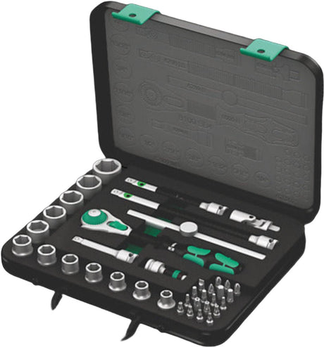 WERA 8100 SB 4 Zyklop Speed Ratchet Set, 3/8" drive, imperial, 38 pieces - Mississauga Hardware Centre Inc