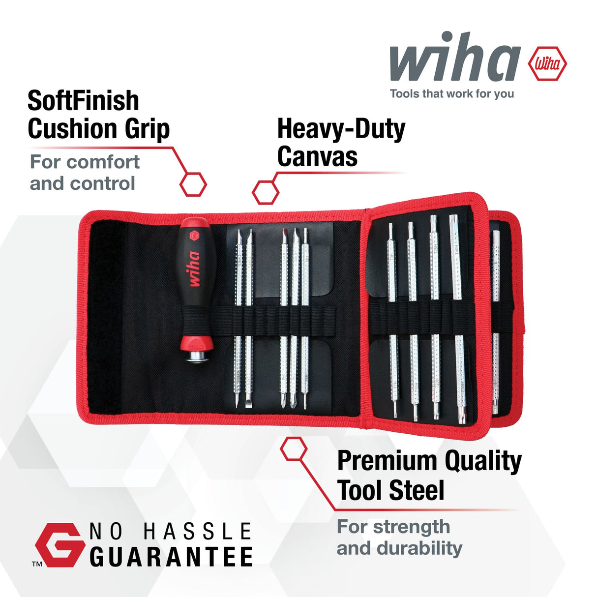 WIHA 28189 15 Piece Drive - Loc VI Wallet Set - Mississauga Hardware Centre IncWiha ToolsWIHA-28189