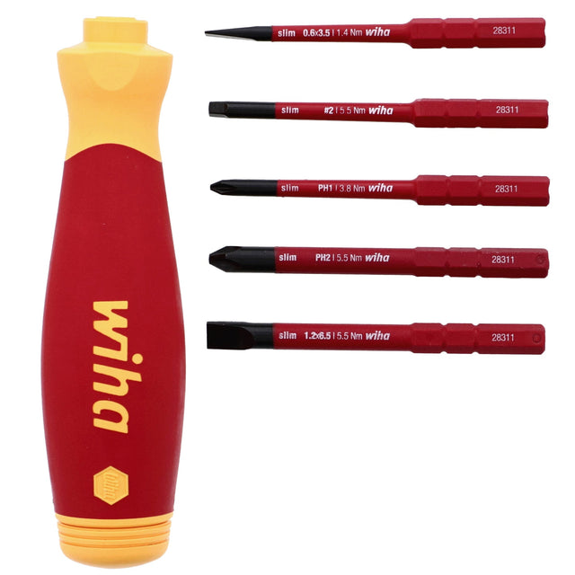Wiha 28345 Zoom 6 Piece Insulated SlimLine PocketMax Multi - Driver - Mississauga Hardware Centre Inc