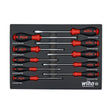 WIHA 30280 10 PIECE SOFTFINISH CUSHION GRIP SCREWDRIVER TRAY SET - Mississauga Hardware Centre Inc