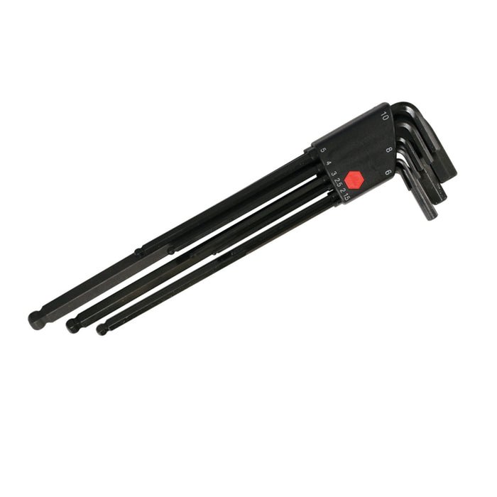 WIHA 36990 9 Piece Ball End Long Arm Hex L - Key Set - Metric - Mississauga Hardware Centre Inc