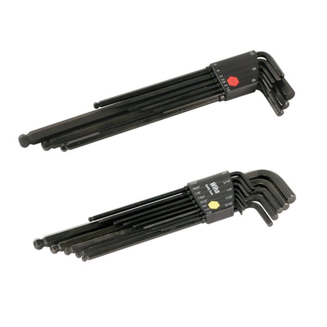 WIHA 36995 22 Piece Ball End Long Arm Hex L - Key Set - Metric - Inch - Mississauga Hardware Centre Inc