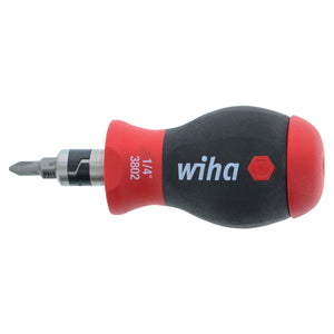 WIHA 38090 14 - in - 1 SoftFinish Stubby Multi - Bit Driver - Mississauga Hardware Centre Inc
