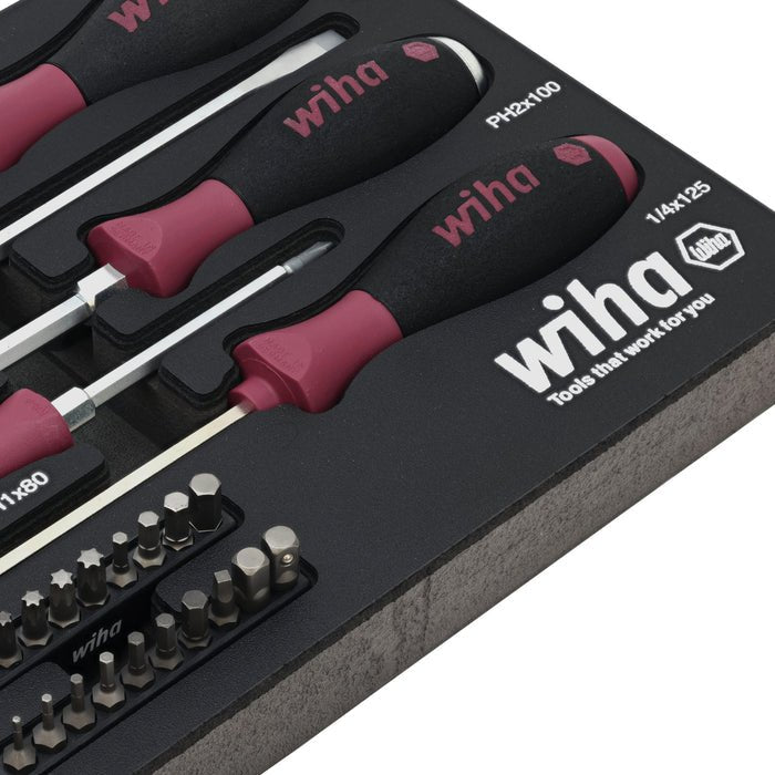 WIHA 52690 25 Piece MicroFinish Screwdriver Tray Set - Mississauga Hardware Centre IncWiha ToolsWIHA-52690