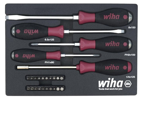 WIHA 52690 25 Piece MicroFinish Screwdriver Tray Set - Mississauga Hardware Centre IncWiha ToolsWIHA-52690