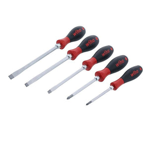 WIHA 53095 5 PIECE SOFTFINISH HEAVY DUTY SLOTTED AND PHILLIPS SCREWDRIVER SET - Mississauga Hardware Centre Inc