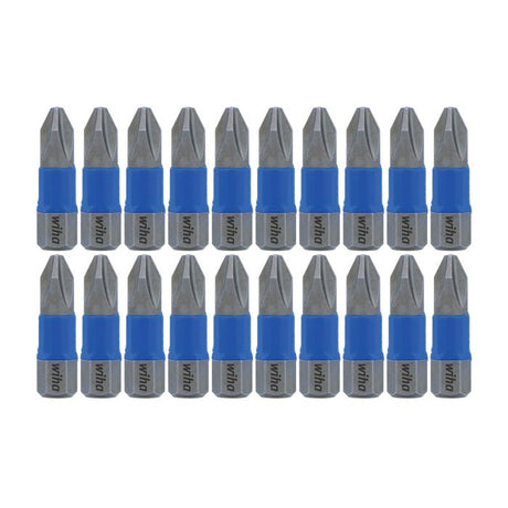 WIHA - 70042 TerminatorBlue Impact Bit Phillips 2 - 1 Inch - 20 Pack - Mississauga Hardware Centre Inc