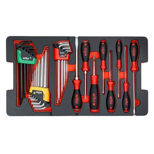 WIHA 92100 194 PIECE PREMIUM KIT IN ROLLING TOOL BOX - Mississauga Hardware Centre Inc