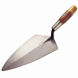 W.Rose 10 - 1/2” Philadelphia Brick Trowel with Leather Handle - Mississauga Hardware Centre Inc