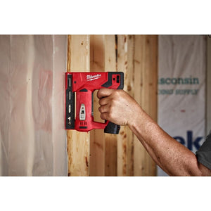 2447 - 20 M12 12 Volt Lithium - Ion Cordless 3/8 in. Crown Stapler - Tool Only - Mississauga Hardware Centre IncMilwaukee2447-20