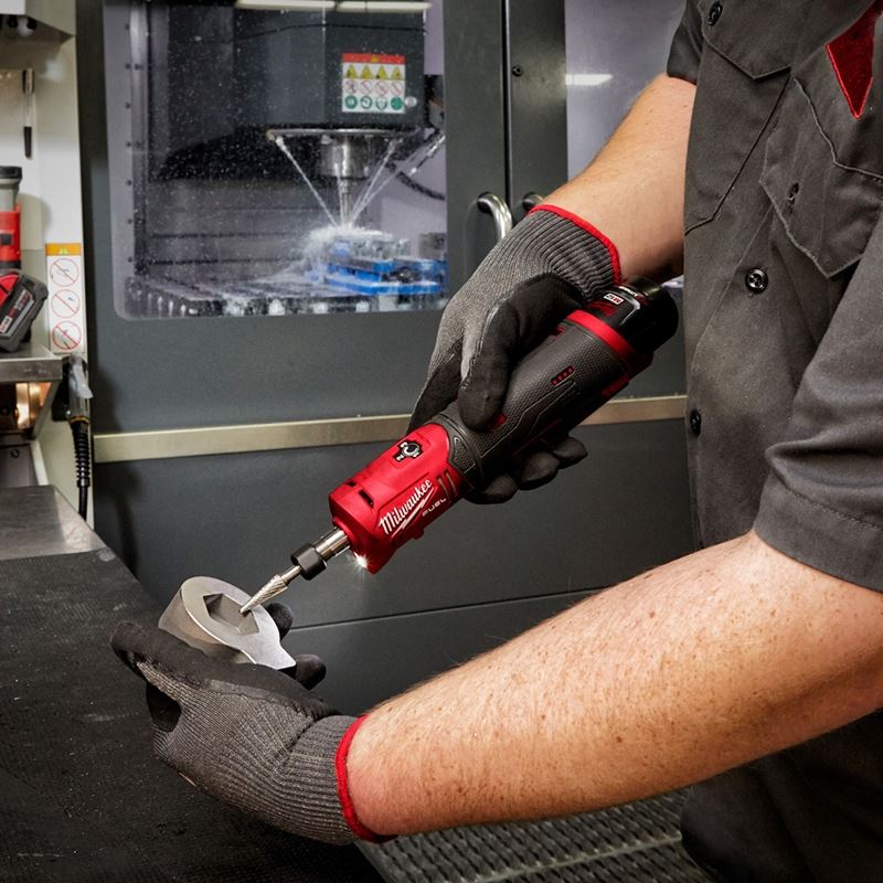 2486 - 20 M12 FUEL 12 Volt Lithium - Ion Brushless Cordless Straight Die Grinder - Tool Only - Mississauga Hardware Centre Inc