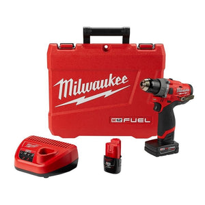 2504 - 22 M12 FUEL 12 Volt Lithium - Ion Brushless Cordless 1/2 in. Hammer Drill Kit - Mississauga Hardware Centre IncMilwaukee2504-22