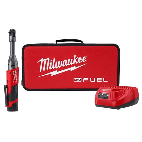2559 - 21 M12 FUEL 12 Volt Lithium - Ion Brushless Cordless 1/4 in. Extended Reach Ratchet One Battery Kit - Mississauga Hardware Centre IncMilwaukee2559-21