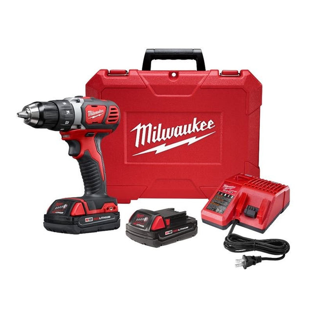 2606 - 22CT M18 18 Volt Lithium - Ion Cordless Compact 1/2 in. Drill Driver Kit - Mississauga Hardware Centre IncMilwaukee2606-22CT