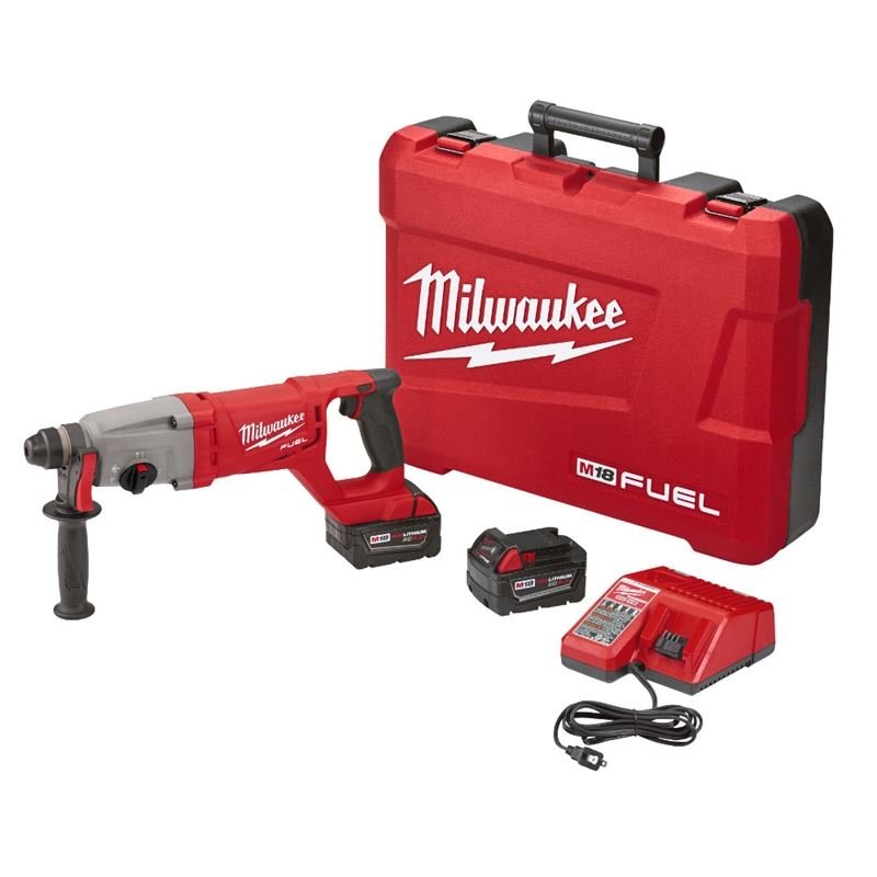 2713 - 22 M18 FUEL 18 Volt Lithium - Ion Brushless Cordless D - handle Rotary Hammer Kit - Mississauga Hardware Centre IncMilwaukee2713-22