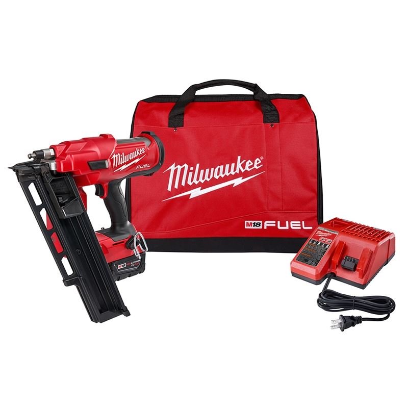 2744 - 21 M18 FUEL 18 Volt Lithium - Ion Brushless Cordless 21 Degree Framing Nailer Kit - Mississauga Hardware Centre Inc