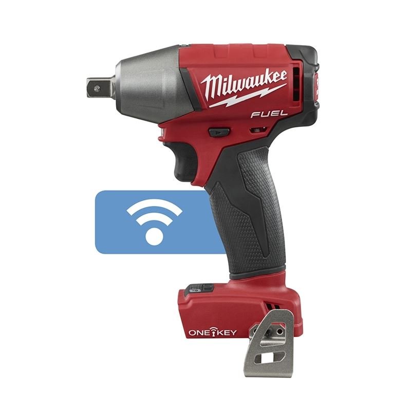 2759 - 20 M18 FUEL 18 Volt Lithium - Ion Brushless Cordless 1/2 in. Compact Impact Wrench with Pin Detent with ONE - KEY - Tool Only - Mississauga Hardware Centre Inc