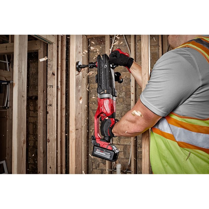 2811 - 22 M18 FUEL 18 Volt Lithium - Ion Brushless Cordless Super Hawg Right Angle Drill with QUIK - LOK Kit - Mississauga Hardware Centre IncMilwaukee2811-22